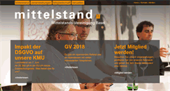 Desktop Screenshot of mittelstand-basel.ch